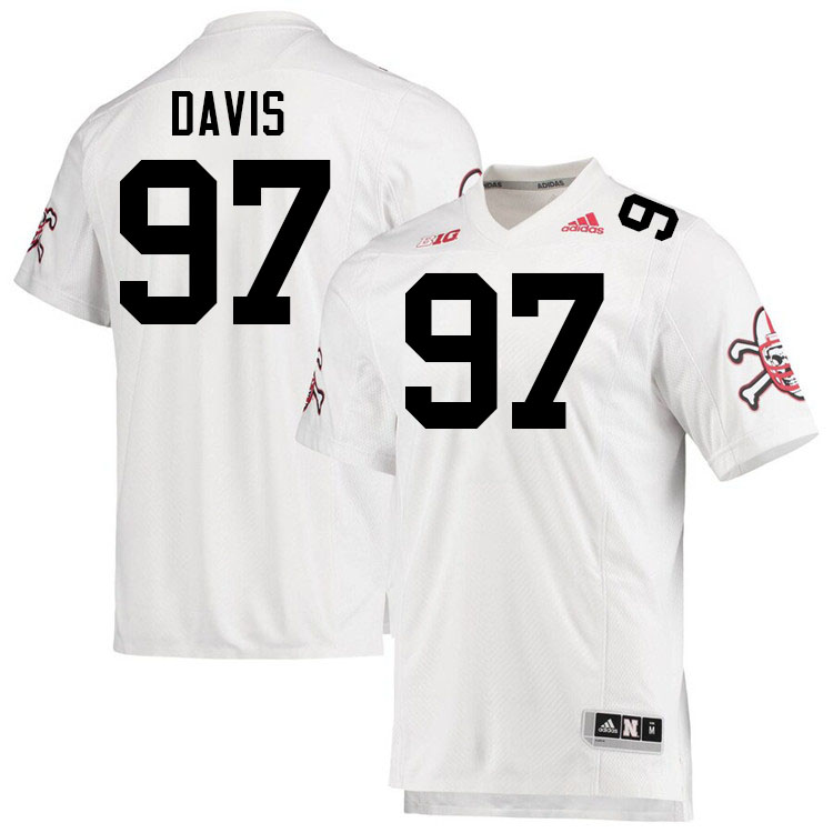 #97 Keona Davis Nebraska Jersey,Nebraska Cornhuskers Football Uniforms,Jersey-White #97 Keona Davis Nebraska Jersey,Nebraska Cornhuskers Football Uniforms,Jersey-White